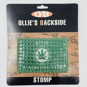 Ollie's Backside Ride Washington Snowboard Stomp Pad‎ Green Vector Stomps NEW